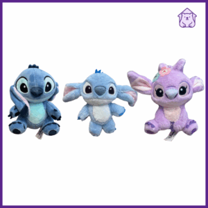 Stitch & Angel Keychain