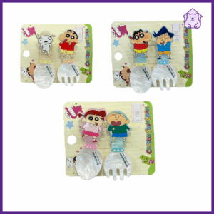 Shinchan patterned hair clip