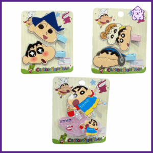 Shinchan patterned hair clip